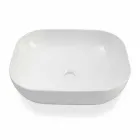 Modern Design Countertop Washbasin in White Ceramic Made in Italy - Turku Viadurini