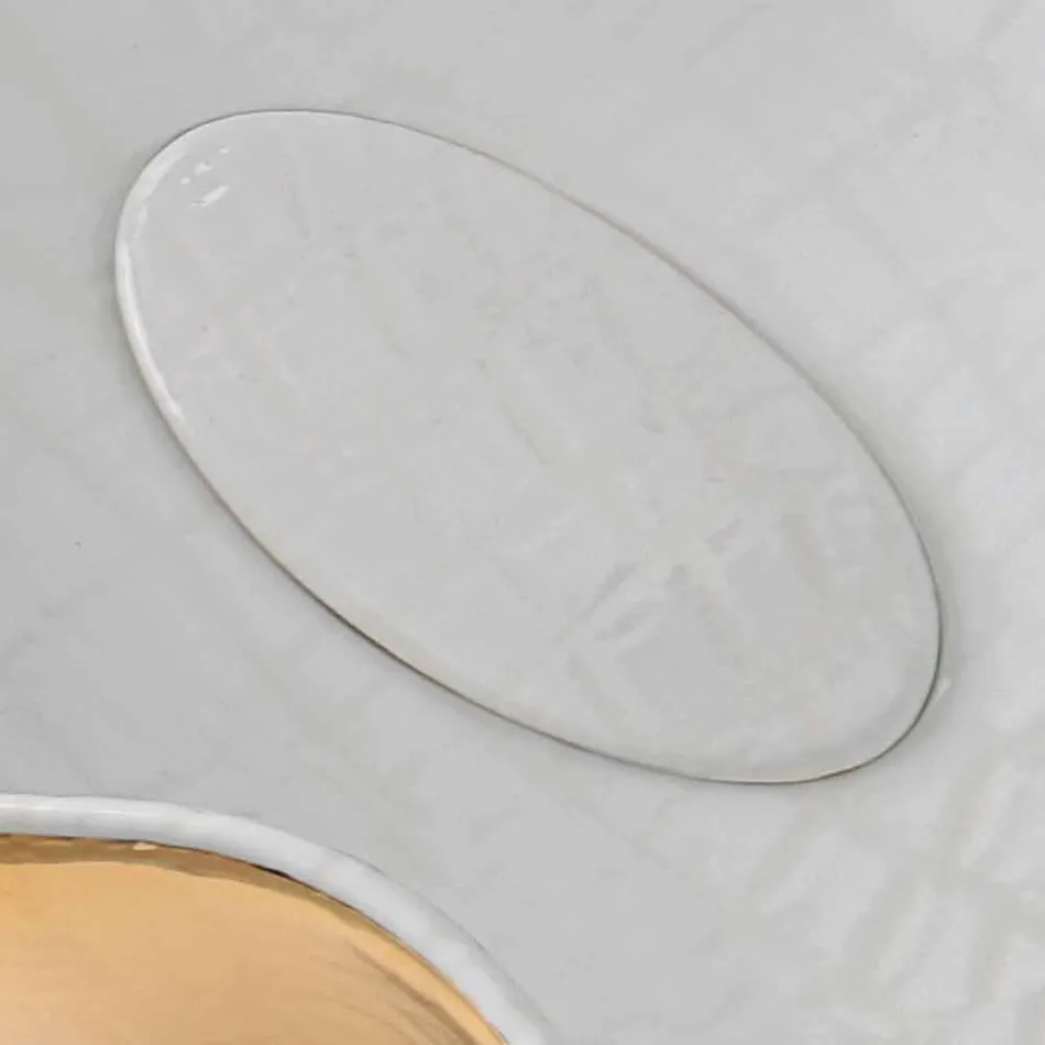 Modern design ceramic washbasin made in Italy Cube Viadurini