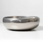 Hand-Turned Metallic Raku Clay Countertop Sink - Prisma Viadurini