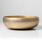 Hand-Turned Metallic Raku Clay Countertop Sink - Prisma Viadurini