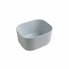 Contemporary design ceramic countertop washbasin Star Rectangular 50x40cm Viadurini