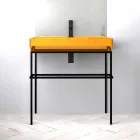 Ceramic counter top washbasin made in Italy, Viviano Viadurini