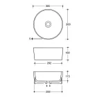 Countertop Ceramic Washbasin of Different Finishes Made in Italy - Balls Viadurini