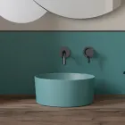 Countertop Ceramic Washbasin of Different Finishes Made in Italy - Balls Viadurini