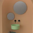 Countertop Ceramic Washbasin of Different Finishes Made in Italy - Balls Viadurini