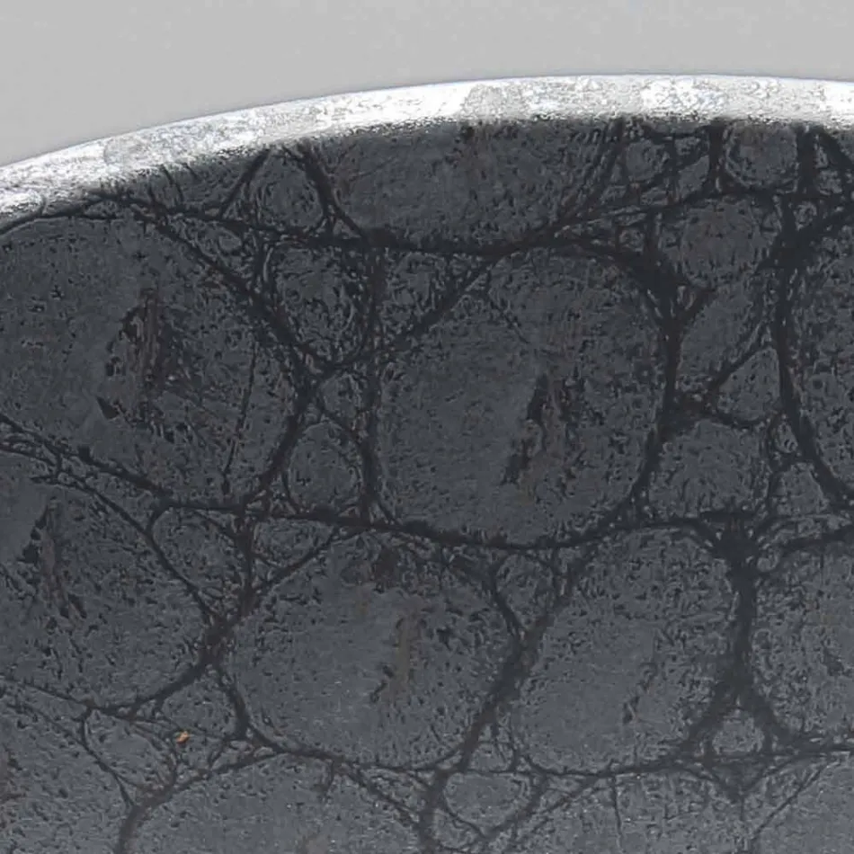 Countertop washbasin in gray coconut printed ceramic made in Italy Glossy Viadurini