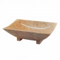 Natural stone countertop washbasin Iria, 50x30x16 cm