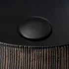 Balance Hand-Stripped Natural Red Earth Countertop Washbasin Viadurini