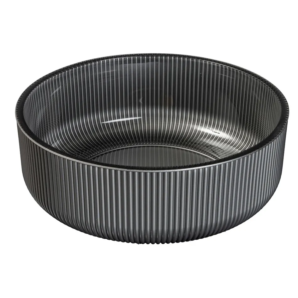 Countertop Sink in Resin-Coated and Painted Venetian Glass - Excelsior Viadurini