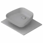 Modern ceramic countertop washbasin made in Italy, Reale Viadurini