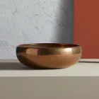 Countertop Bathroom Washbasin Made of Fire Clay Made in Italy - Tallone Viadurini