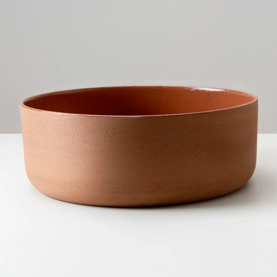 Countertop Washbasin Made of Natural Earth in Various Finishes - Balance Viadurini