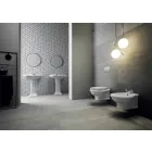 Washbasin Wall or with Ceramic Column L70cm Made in Italy Avise Viadurini