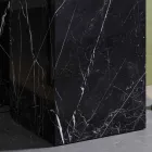 Geometric Design Floor Washbasin in Porcelain Stoneware 4 Finishes - Calogero Viadurini