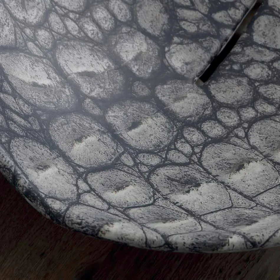 Design ceramic countertop washbasin made in Italy Animals Viadurini