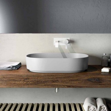 Freestanding countertop washbasin made in Italy, Formicola Viadurini