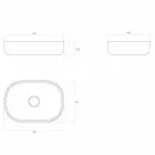 Freestanding countertop washbasin made in Italy, Formicola Viadurini