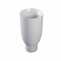 Free-standing sink in white or colored ceramic Trabia