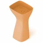 Freestanding modern ceramic washbasin made in Italy, Firmino Viadurini