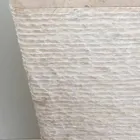 Washbasin in natural stone with column Robin, white single piece Viadurini