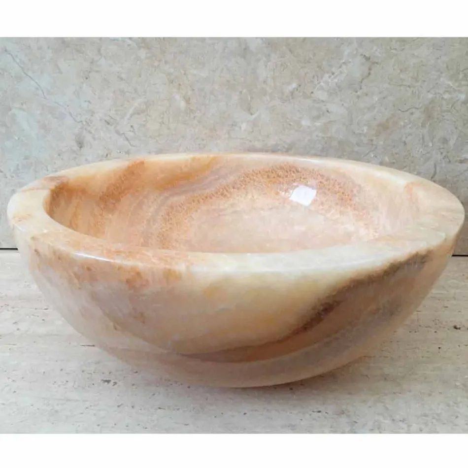 Ana design natural stone washbasin in design, handmade Viadurini