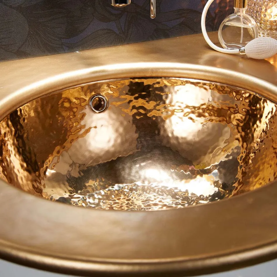 Built-in washbasin in Fire Clay of 3 Finishes Made in Italy - Erioli Viadurini