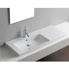 Modern Left and Recessed Basin in Ceramica Maida Viadurini