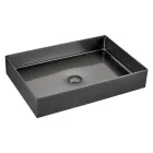 Rectangular Countertop Washbasin in Stainless Steel in Different Finishes - Camellia Viadurini