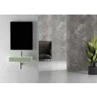 Modern Rectangular Countertop or Suspended Washbasin 60x30 cm in Ceramic - Act Viadurini