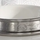 Semi-recessed washbasin in different finishes in Fire Clay Made in Italy - Erasmo Viadurini