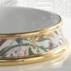 Semi-recessed washbasin in different finishes in Fire Clay Made in Italy - Erasmo Viadurini