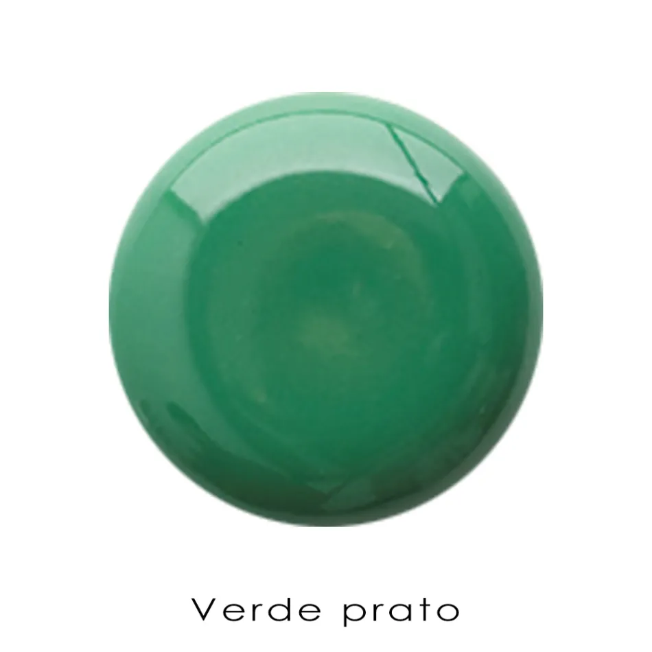 Angular Wall-hung Washbasin in White and Colored Ceramic 42 cm - Angelino Viadurini