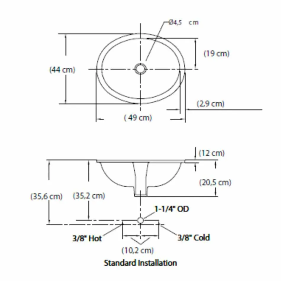 Baroque undermount sink in fire clay and gold made in Italy, Aegean Viadurini