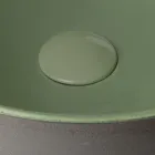 Countertop Washbasin in Dark Raku Made in Italy - Drip Viadurini