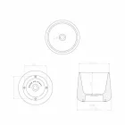 Round Countertop Washbasin in White or Colored Oliena Ceramic Viadurini