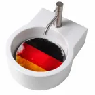 Countertop design washbasin / suspension made in Italy Tor Viadurini