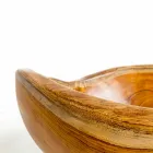 Vigevano modern countertop washbasin in natural teak wood Viadurini