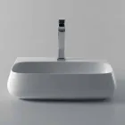 Free-standing or wall-mounted ceramic sink L 55cm made in Italy, Gais Viadurini