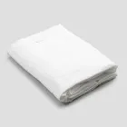 Luxury White Linen Double Fitted Sheet Made in Italy - Fiumano Viadurini