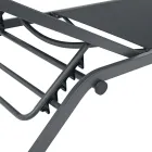 Solaya 194x65 cm Outdoor Sun Lounger in Aluminum and Textilene Viadurini