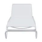 Solaya 194x65 cm Outdoor Sun Lounger in Aluminum and Textilene Viadurini