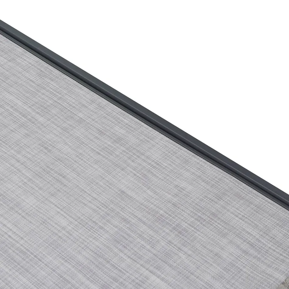 Outdoor Lounger in Aluminum with Different Finishes - Sheet Viadurini