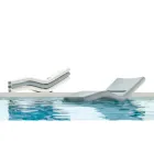 Outdoor Sunbed Made of Polyethylene of Different Colors - Bollo Viadurini