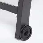 Modern Garden Sunbed in Aluminum with Wheels for Outdoors - Franz Viadurini