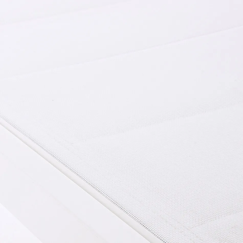 Modern Garden Sunbed in Aluminum with Wheels for Outdoors - Franz Viadurini