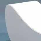 Cot relax Wave Trona white nautical imitation leather made in Italy Viadurini