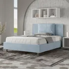 140x200 cm Bed Headboard with Microfiber Cushions Made in Italy - Olympics Viadurini