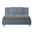 140x200 cm Bed Headboard with Microfiber Cushions Made in Italy - Olympics Viadurini