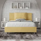 140x200 cm Bed Headboard with Microfiber Cushions Made in Italy - Olympics Viadurini