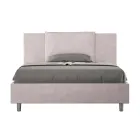 140x200 cm Bed Headboard with Microfiber Cushions Made in Italy - Olympics Viadurini